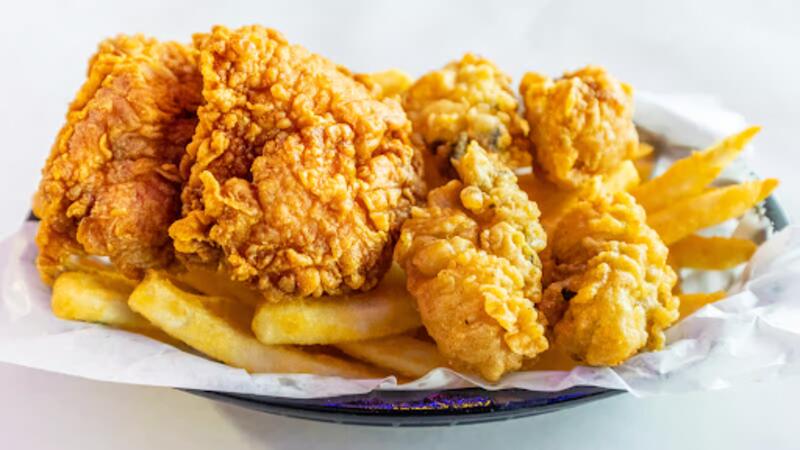 (C2) FRIED CATFISH (2) & FRIED OYSTER (4)