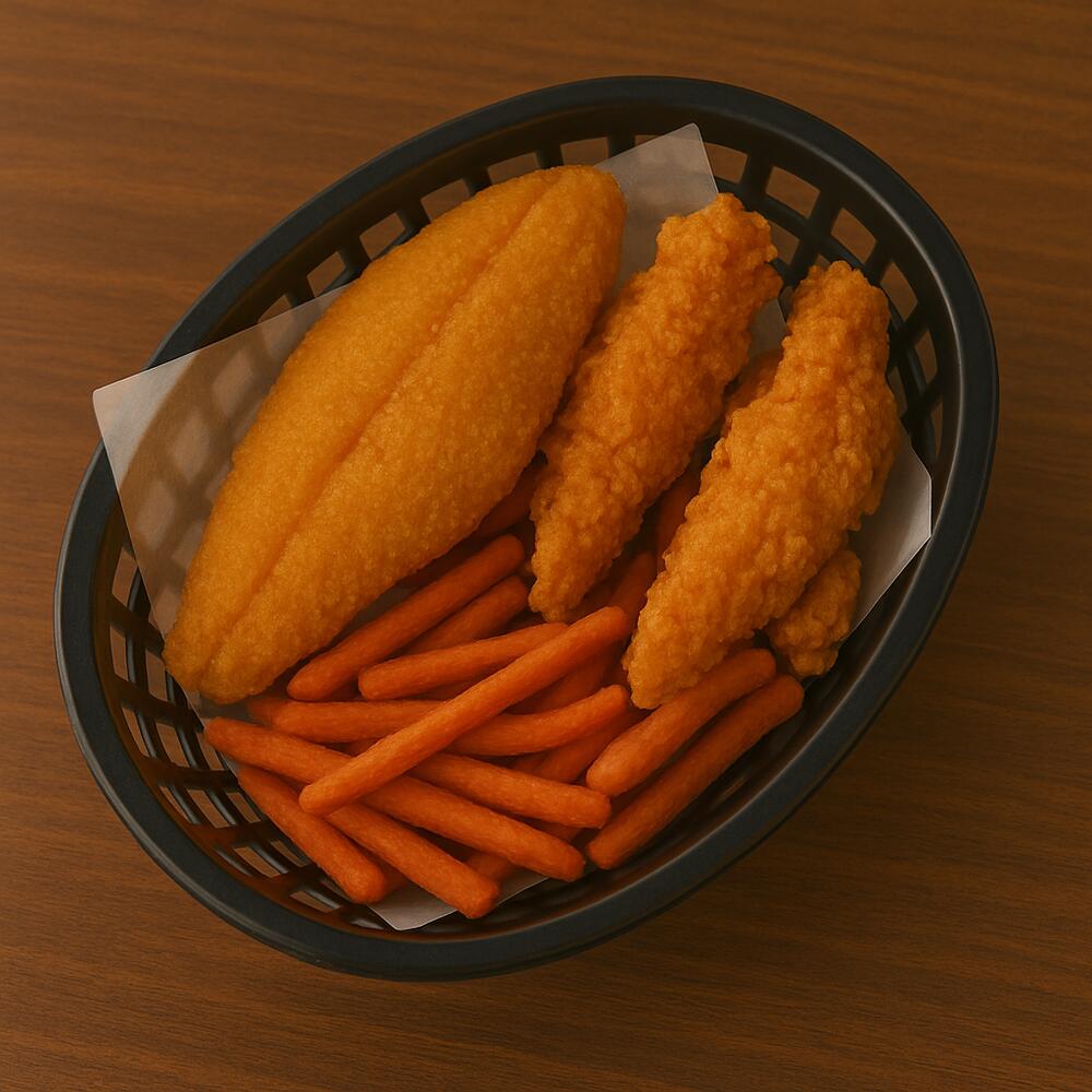 (E1) FRIED TILAPIA (2) & CHICKEN TENDER(2)